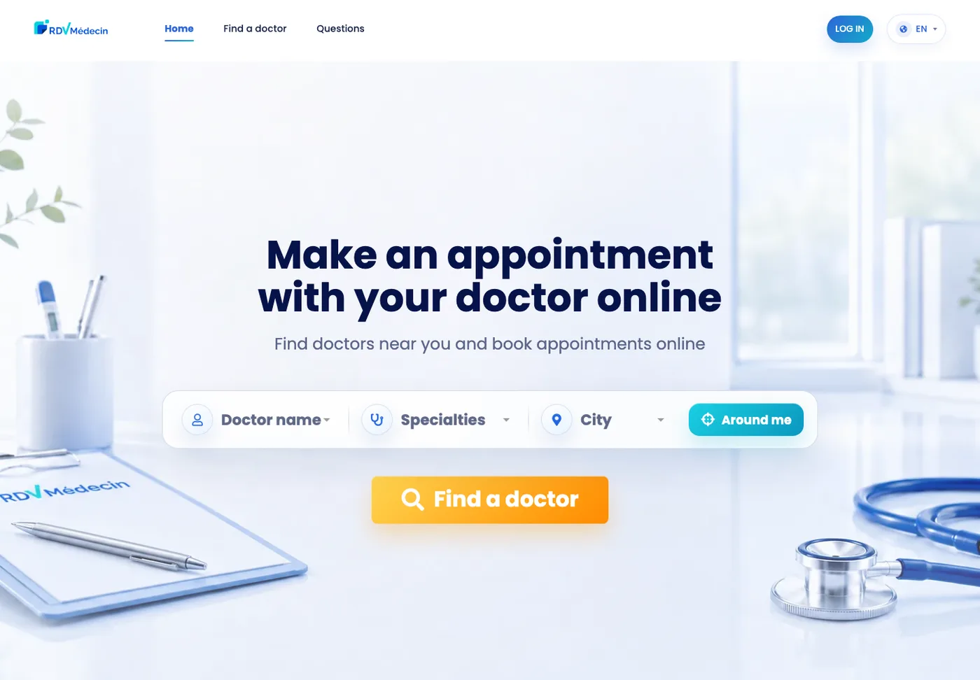 RDV Médecins project preview